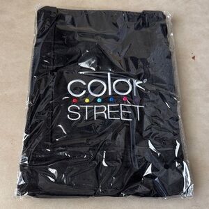 Color Street Black Logo Tote